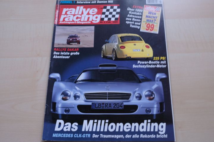 Deckblatt Rallye Racing (02/1999)
